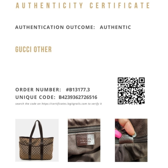 🔹️ GUCCI 🔹️vintage canvas and laether signature GG large tote + COA ✨️🤎 - Picture 7 of 7